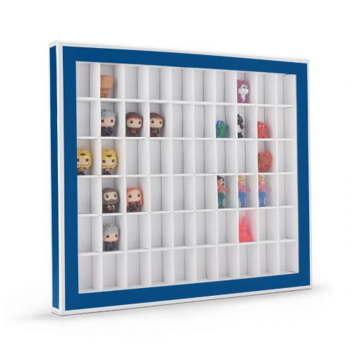Leuchtturm Sammelbox Showroom mit 60 Fächern, blau 344051 Neu