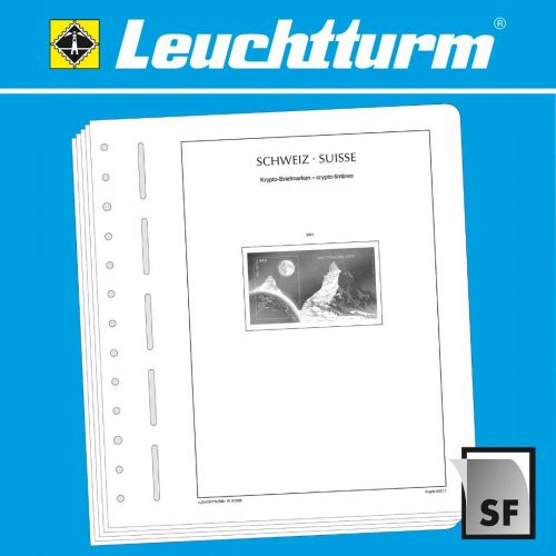 Leuchtturm Schweiz C r y p t o-Marken 2024 Vordrucke 373451 Neuware