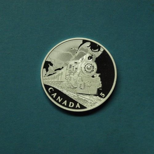 Kanada 2015 20 Mark "Legenden der Schienen" 1Unze Feinsilber PP