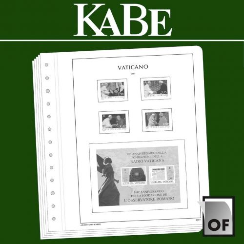 KABE Vatikan 2022 Vordrucke OF 369661 Neuware