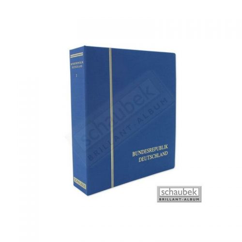 Schaubek Brillant Bund 1949-1973 Ganzleinen Schraubbinder Blau L-64301B Neuware