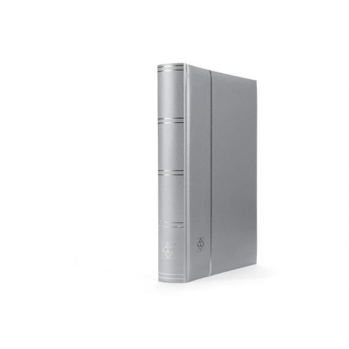 Leuchtturm Einsteckbuch Comfort Silber DIN A4 64 schwarze Seiten 358059 Neu