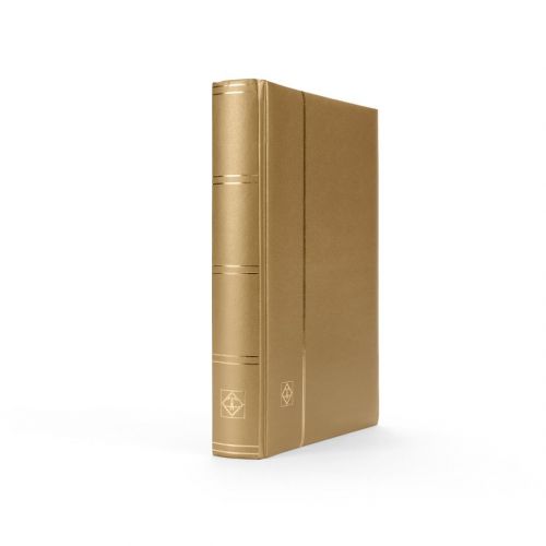 Leuchtturm Einsteckbuch Comfort Gold DIN A4 64 schwarze Seiten 358058 Neu