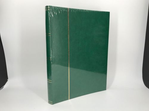 Leuchtturm Einsteckbuch Grün DIN A4 24 Blätter 48 schwarze Seiten Neu