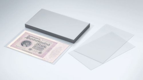 Kobra Schutzhüllen für Banknoten bis 204 x 124 mm T58 (50er Pack) Neu