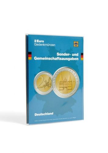 Leuchtturm Münzkarte für deutsche 2 Euro-Gedenkmünzen, neutral 344971 Neu