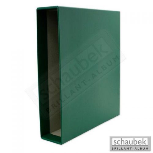 Schaubek Kassette / Schuber Grün für Klemmbinder KS1014 Neu