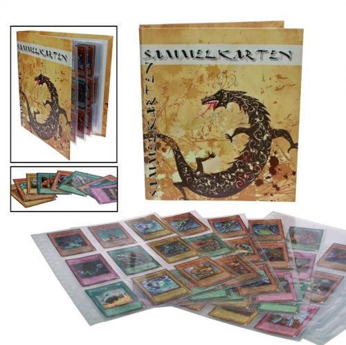 Safe Sammelalbum für Spiel- und Sportkarten mit 20 Folienblättern Nr. 7925 Neu
