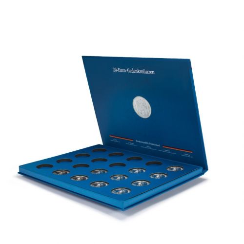 Leuchtturm Münzkassette Lucca für 20 dt. 20-Euro in Kapseln 361752 Neu