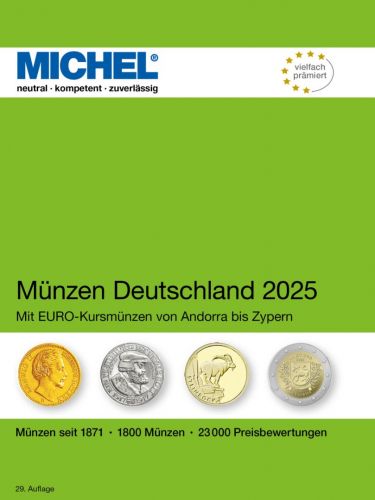Michel Katalog Münzen Deutschland 2025 6024 Neu