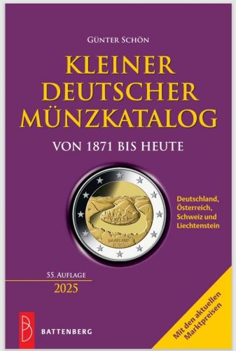Kleiner Deutscher Münzkatalog von 1871-2025 -Battenberg Verlag- 55. Auflage Neu