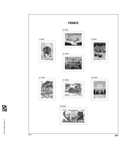DAVO Frankreich Vordrucke Luxus 2024 DV3754 Neuware