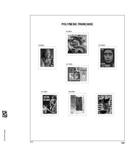 DAVO Französisch Polynesien Vordrucke Luxus 2024 DV3854 Neuware