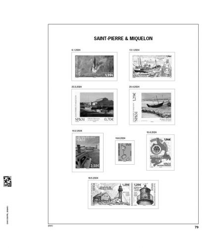 DAVO St. Pierre & Miquelon Vordrucke Luxus 2024 DV4054 Neuware