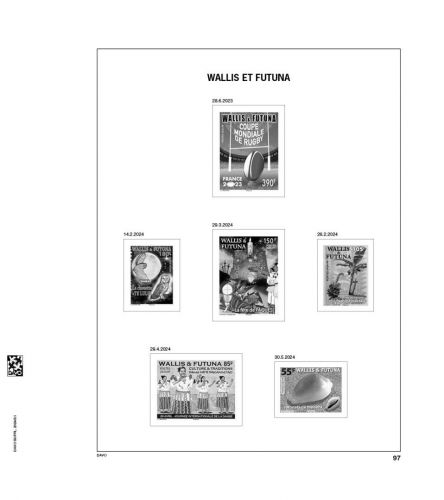 DAVO Wallis & Futuna Vordrucke Luxus 2024 DV14154 Neuware