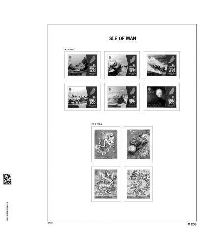 DAVO Isle of Man Vordrucke Luxus 2024 DV4954 Neuware
