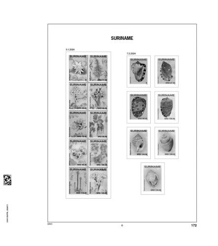 DAVO Surinam Vordrucke Luxus 2024 DV1154 Neuware