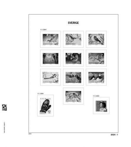 DAVO Schweden Vordrucke Luxus 2024 DV9654 Neuware