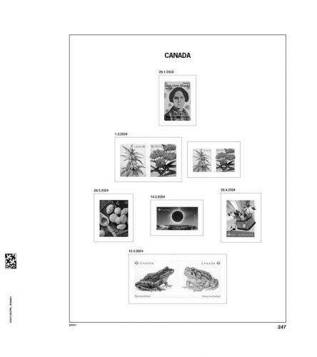 DAVO Kanada Vordrucke Luxus 2024 DV2354 Neuware