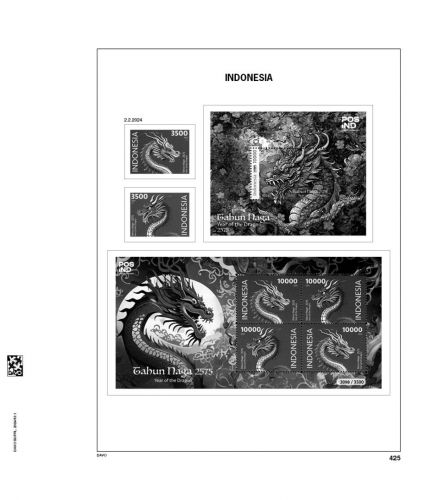 DAVO Indonesien Vordrucke Luxus 2024 DV5854 Neuware