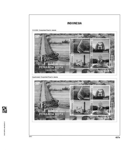DAVO Indonesien Extra Vordrucke Luxus 2024 DV15884 Neuware
