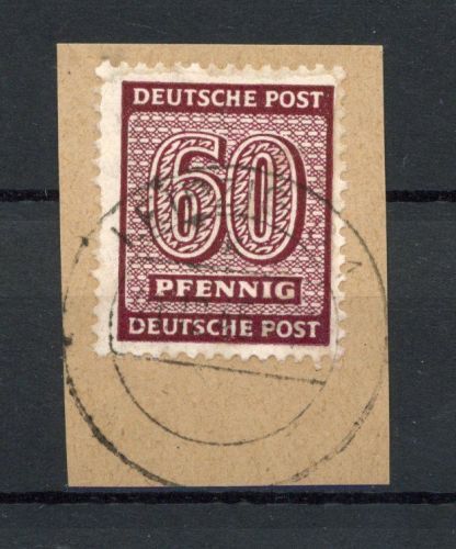 SBZ West-Sachsen MiNr. 137 Xw b Briefstück geprüft Jasch