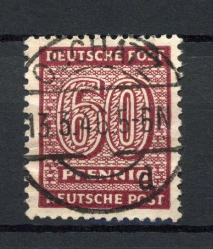SBZ West-Sachsen MiNr. 126 Yw a gestempelt geprüft Ströh