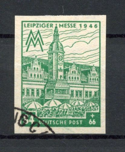 SBZ West-Sachsen MiNr. 165 B X a gestempelt geprüft Jasch