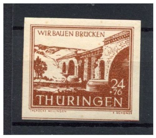 SBZ Thüringen MiNr. 115 S postfrisch Kurzbefund Schulz