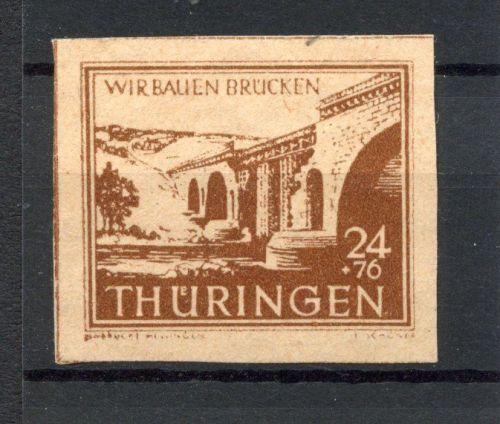 SBZ Thüringen MiNr. 115 yb postfrisch Kurzbefund Schulz