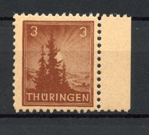 SBZ Thüringen MiNr. 92 AX bt postfrisch tiefst geprüft Ströh