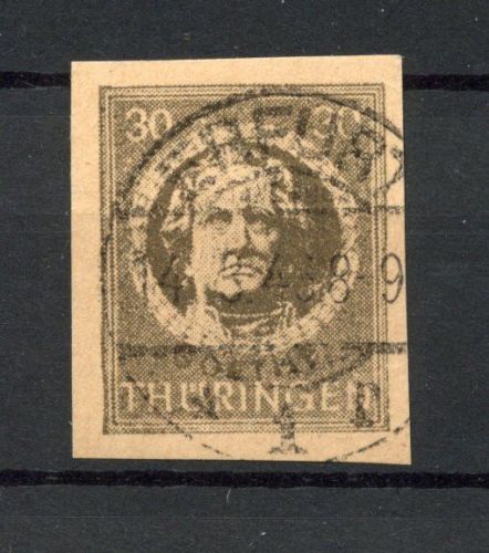 SBZ Thüringen MiNr. 99 BX ar gestempelt tiefst geprüft Jasch
