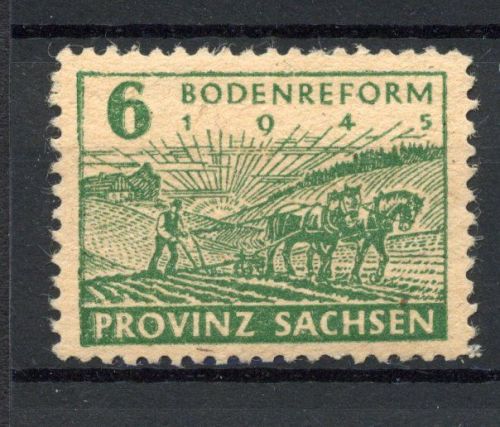 SBZ Provinz Sachsen MiNr. 85 xaA postfrisch Kurzbefund Schulz einwandfrei