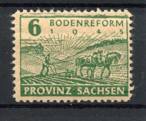 SBZ Provinz Sachsen MiNr. 85 xaA postfrisch Kurzbefund Schulz einwandfrei