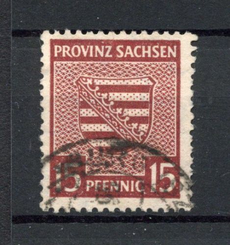SBZ Provinz Sachsen MiNr. 80 Y b gestempelt Kurzbefund einwandfrei Schulz