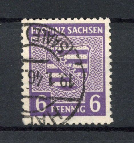SBZ Provinz Sachsen MiNr. 76 X c gestempelt tief geprüft Jasch