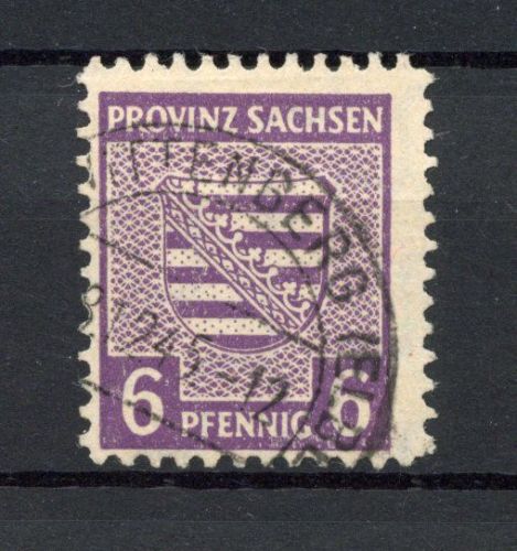 SBZ Provinz Sachsen MiNr. 69 X A b gestempelt tiefst geprüft Jasch
