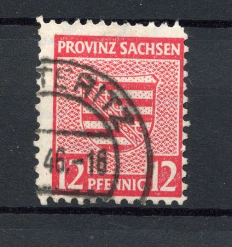 SBZ Provinz Sachsen MiNr. 71 X A gestempelt Kurzbefund einwandfrei Schulz