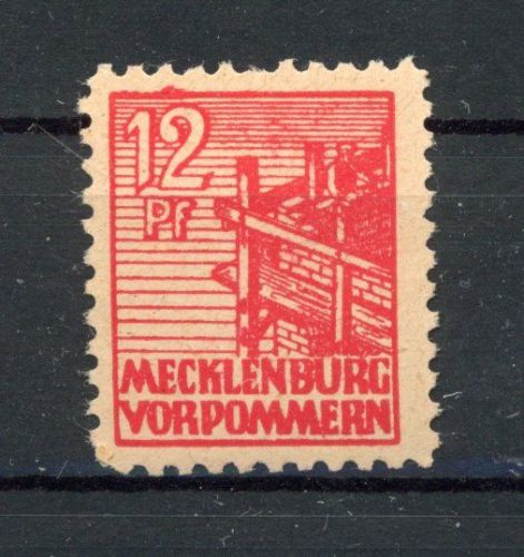 SBZ Mecklenburg-Vorpommern MiNr. 36 z b postfrisch tiefst geprüft Kramp
