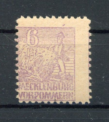 SBZ Mecklenburg-Vorpommern MiNr. 33 y e postfrisch tiefst geprüft Kramp