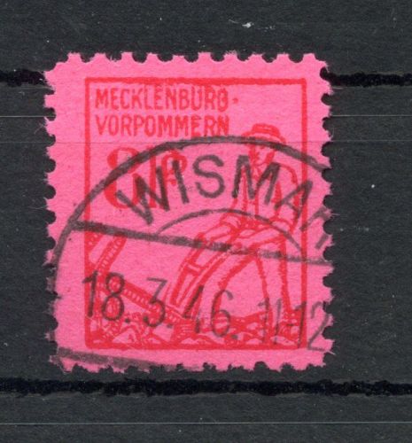 SBZ Mecklenburg-Vorp. MiNr. 11 x b gestempelt tiefst geprüft Kramp
