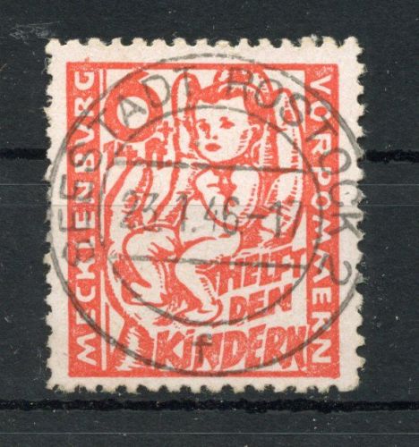 SBZ Mecklenburg-Vorp. MiNr. 26 a Vollstempel tiefst geprüft Kramp