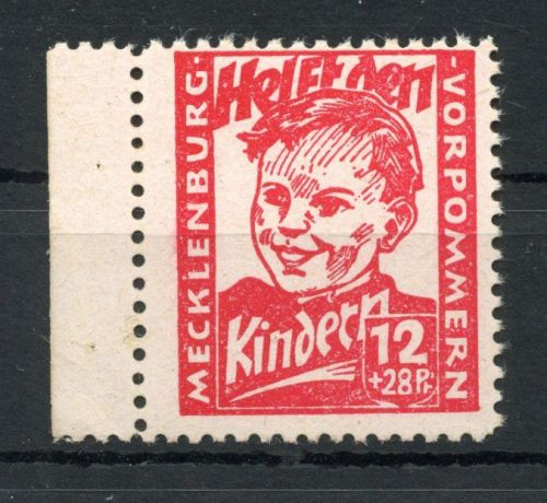 SBZ Mecklenburg-Vorp. MiNr. 28 b postfrisch tiefst geprüft Kramp