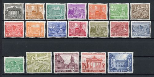 Berlin MiNr. 42-60 postfrisch Fotoattest Schlegel