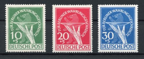 Berlin MiNr. 68-70 postfrisch Fotoattest einwandfrei Schlegel