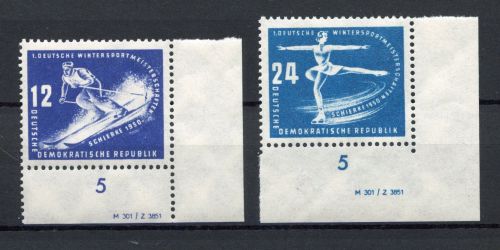 DDR MiNr. 246-247 DV postfrisch Eckrand ur