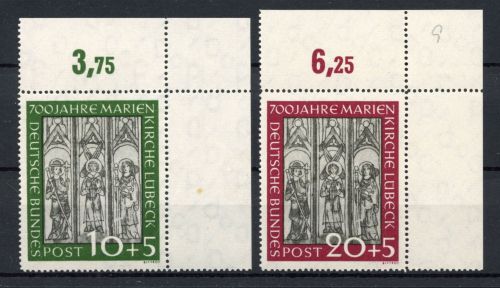 Bund MiNr. 139-140 Eckrand or postfrisch