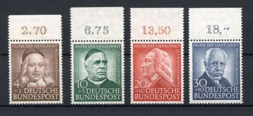 Bund MiNr. 173-176 Oberrand postfrisch