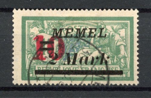 Memel MiNr. 121 III gestempelt geprüft Erdwin