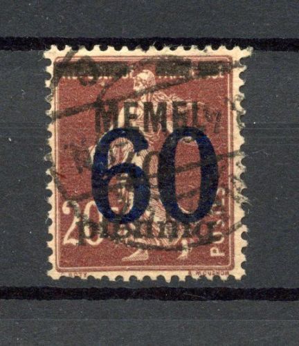 Memel MiNr. 35 III gestempelt geprüft Petersen